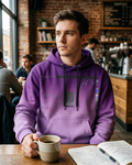 A distinctive hoodie, comfortable for work and movement, suitable for financial market enthusiasts 🟣📈