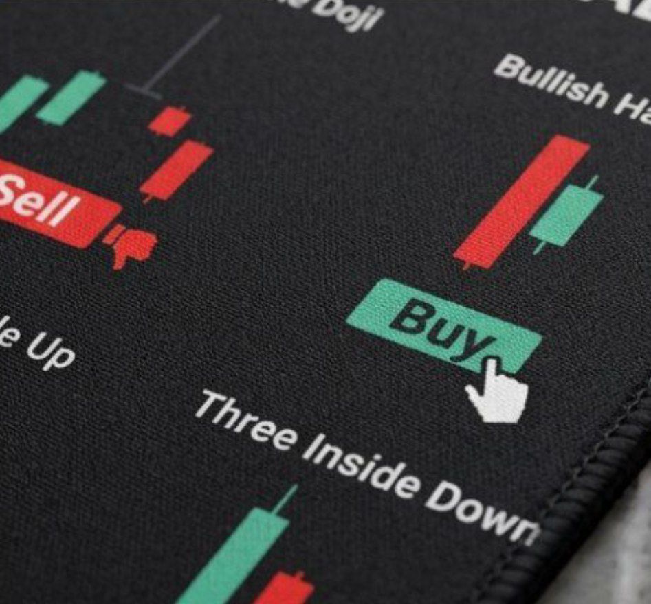 Professional "Candlestick Setup" Mouse Pad for Traders